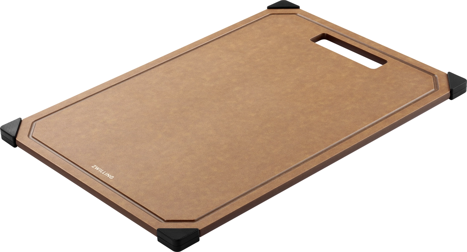 Planche à découper en fibre de bois Marron M