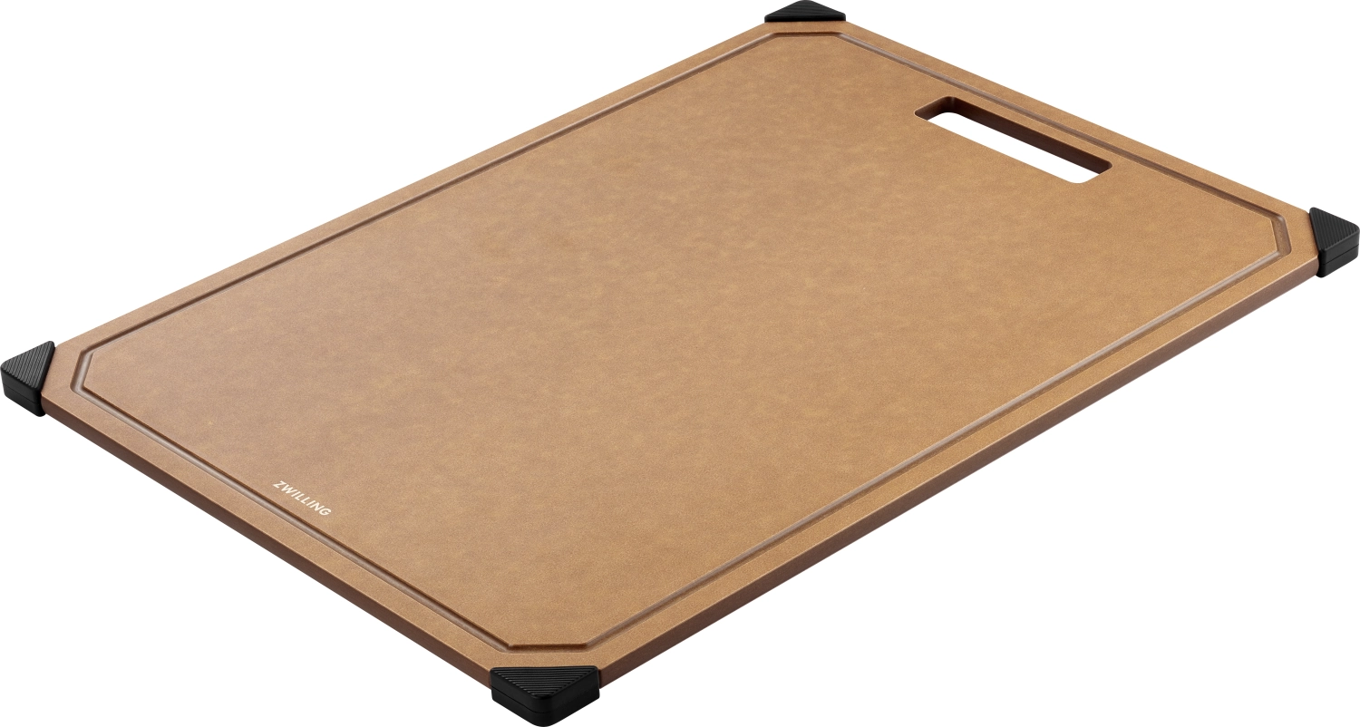 Planche à découper en fibre de bois Marron L