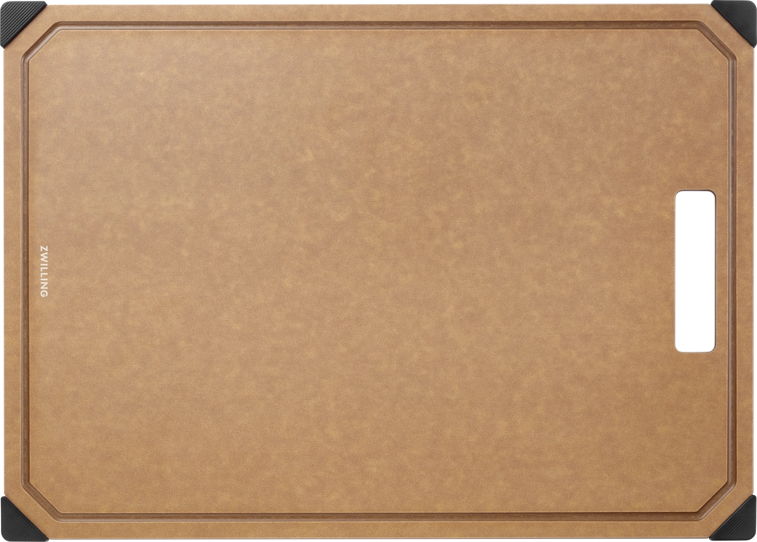 Planche à découper en fibre de bois Marron L