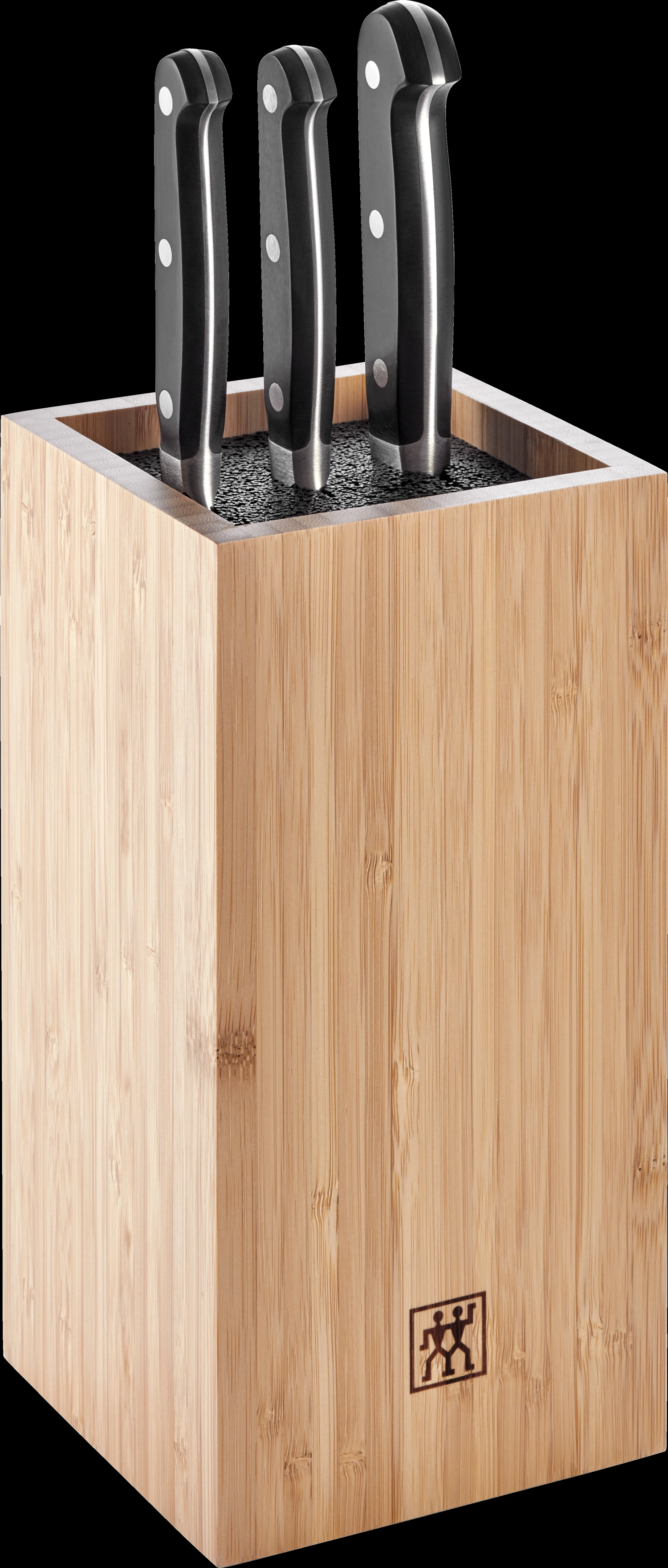 Messerblock Bambus, leer