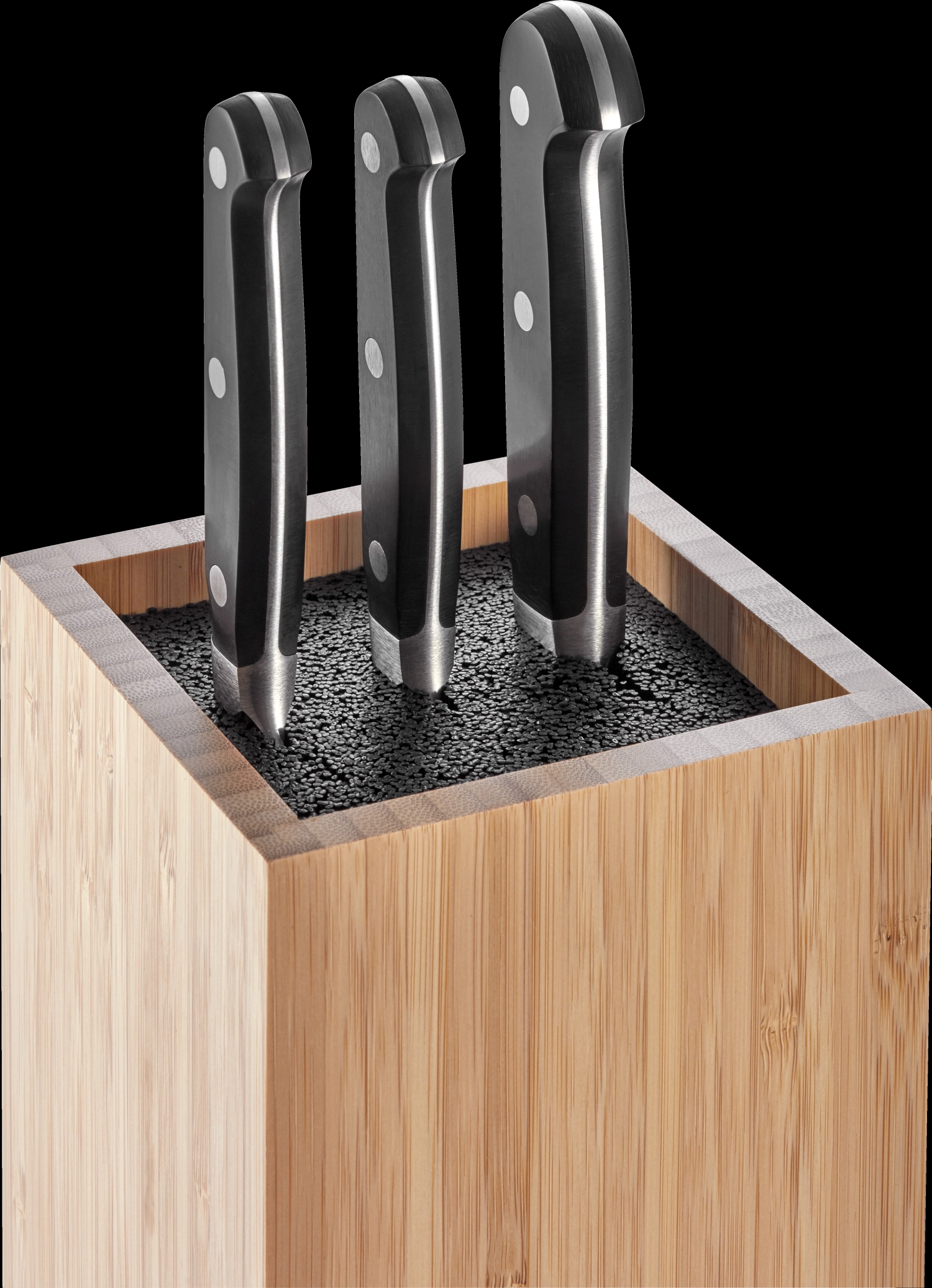 Messerblock Bambus, leer