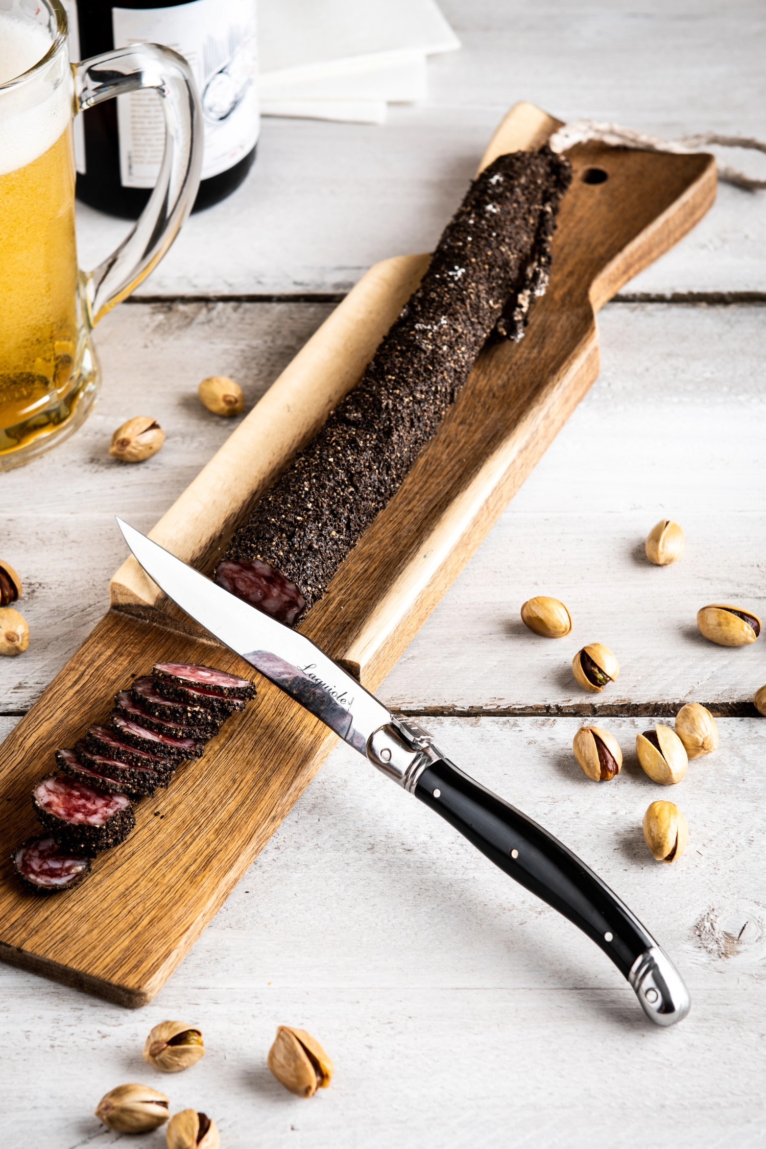 Premium Line Wurstbrett mit Messer