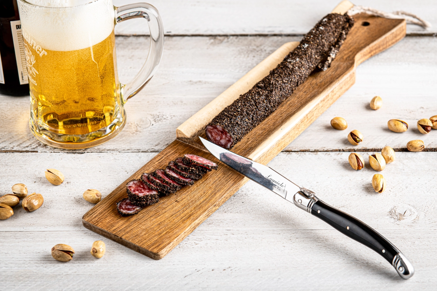 Premium Line Wurstbrett mit Messer