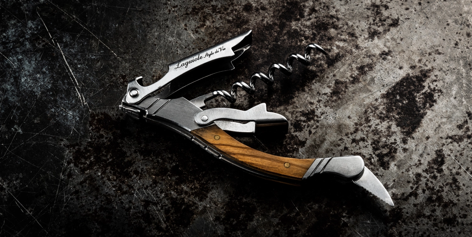 Luxury Line tire-bouchon bois d'olivier