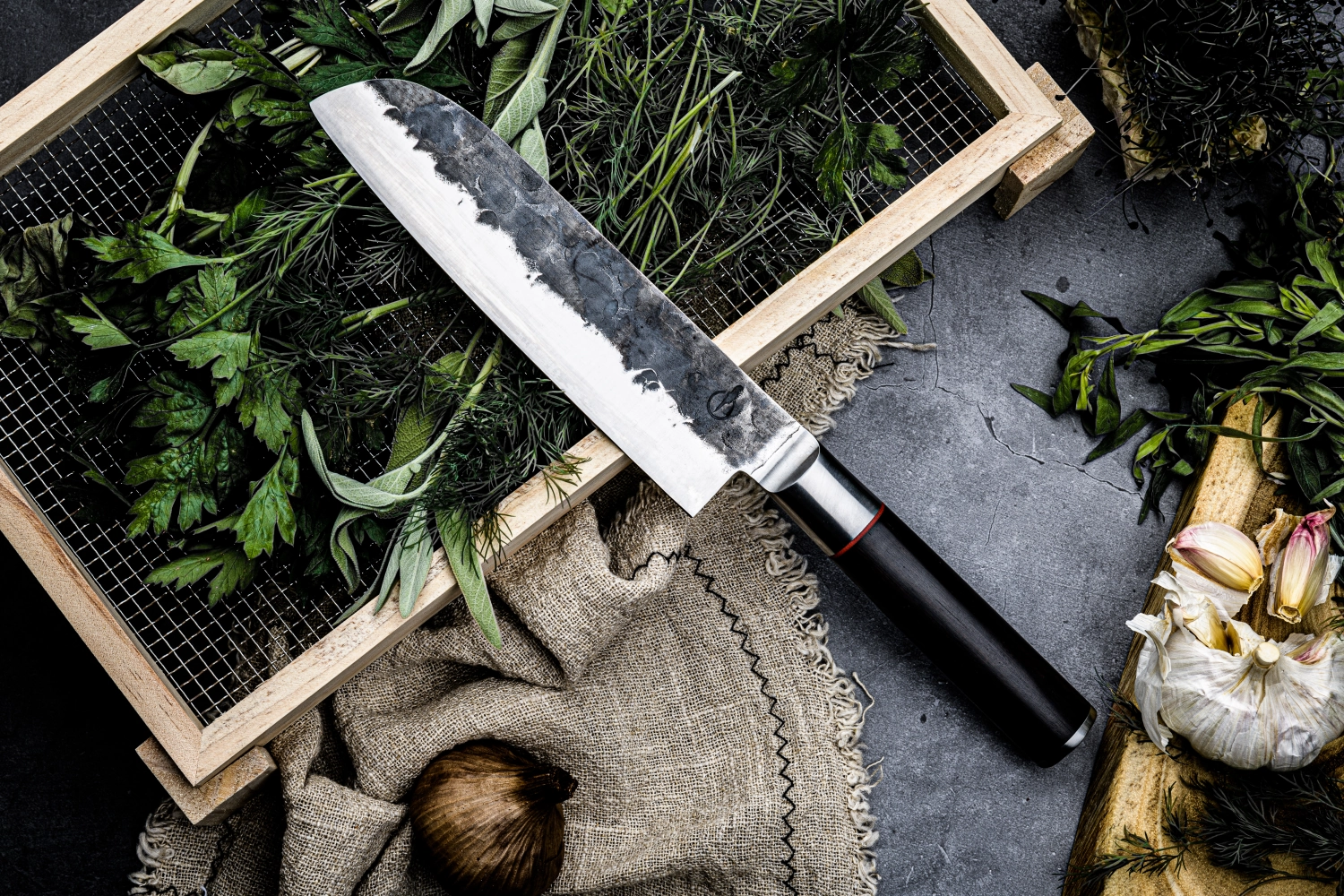 Forged Sebra Couteau Santoku 18cm