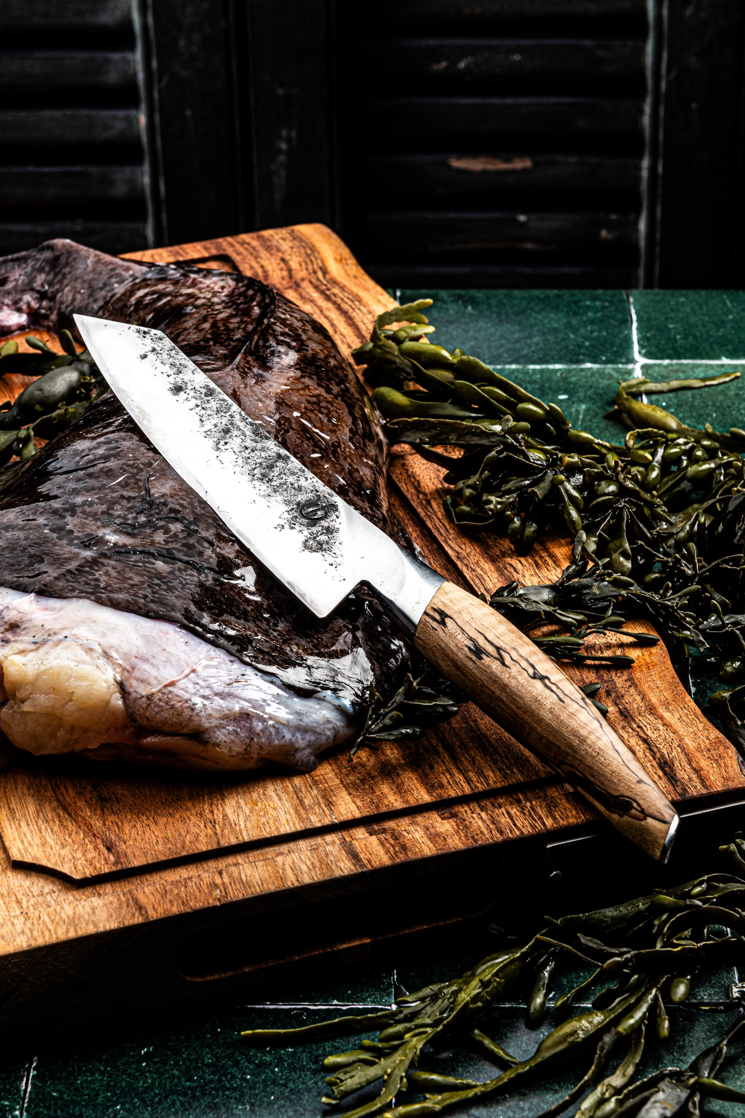 Forged Katai couteau Santoku 18cm