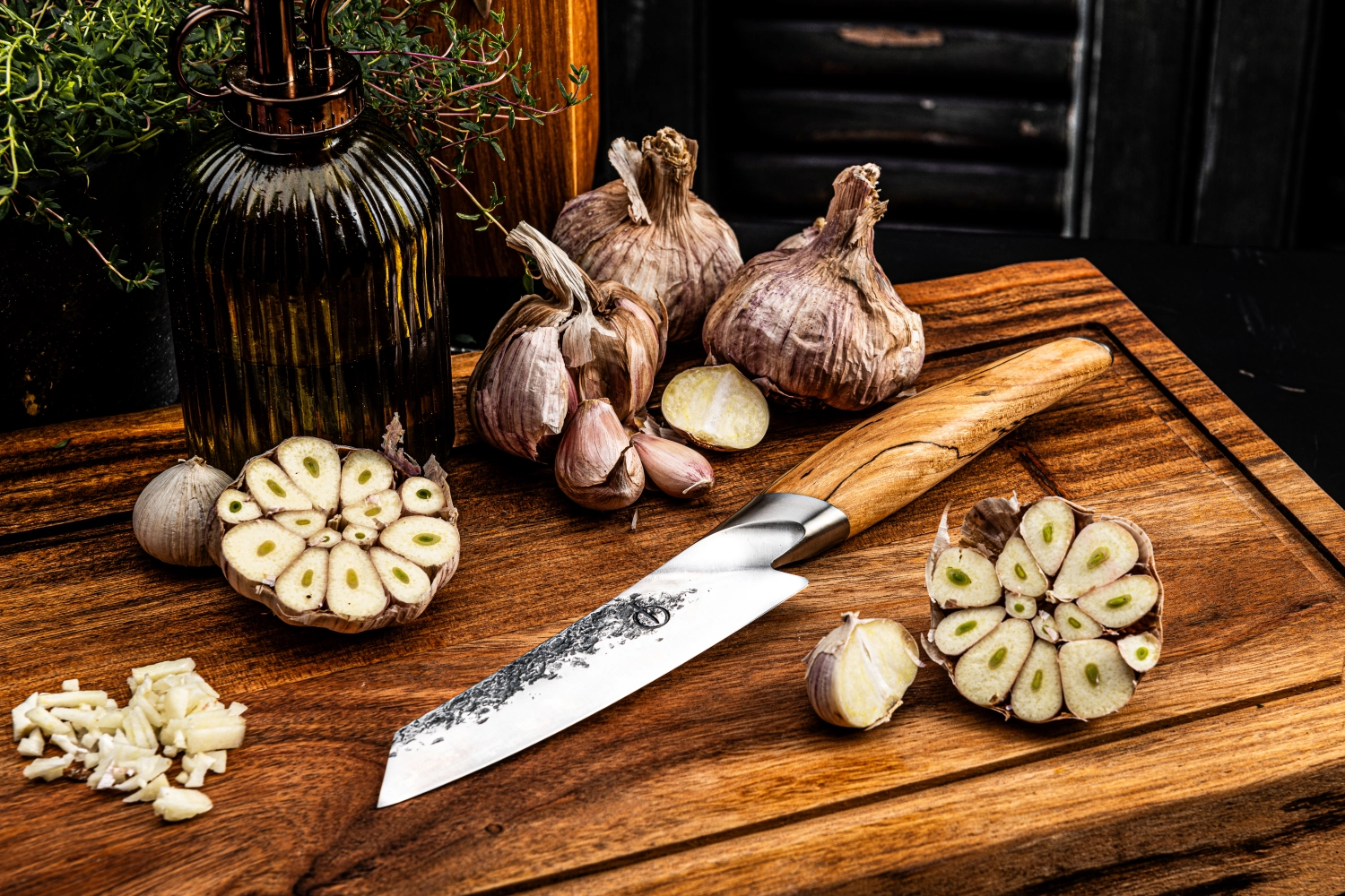 Forged Katai couteau Santoku 14cm