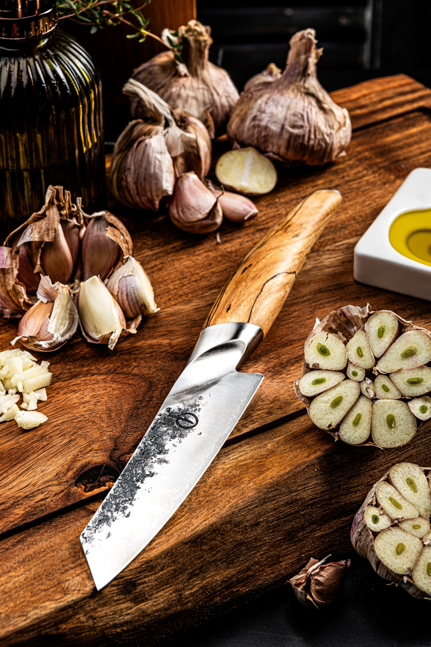 Forged Katai couteau Santoku 14cm