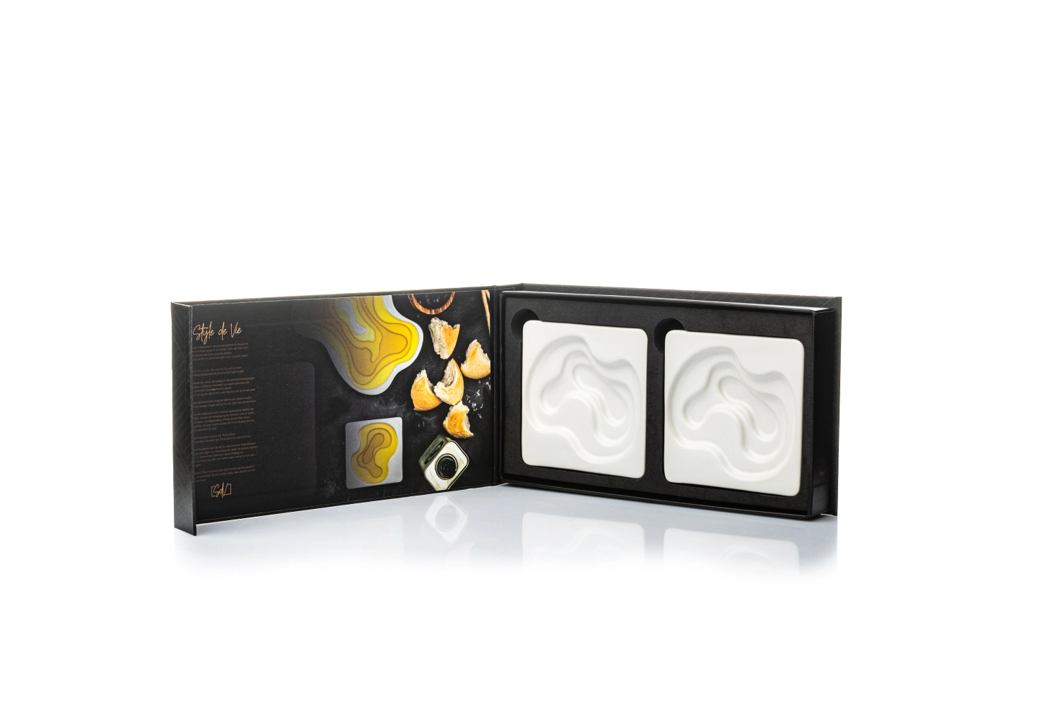 2er Set Keramik Olivenöl Schälchen