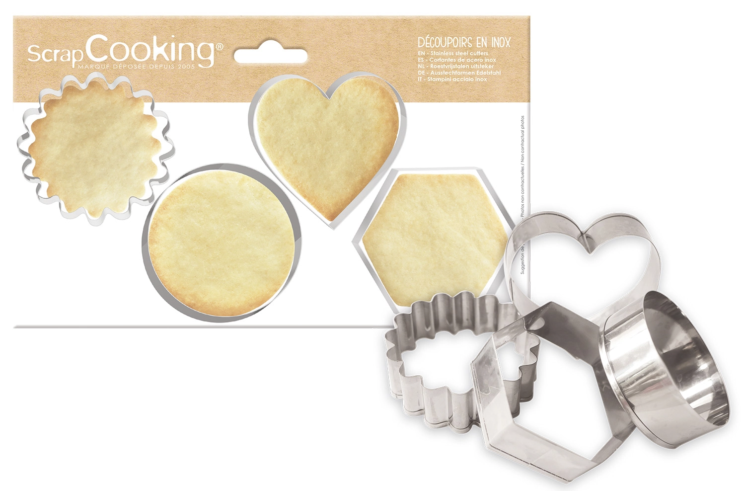 Set de 4 emporte-pièces
