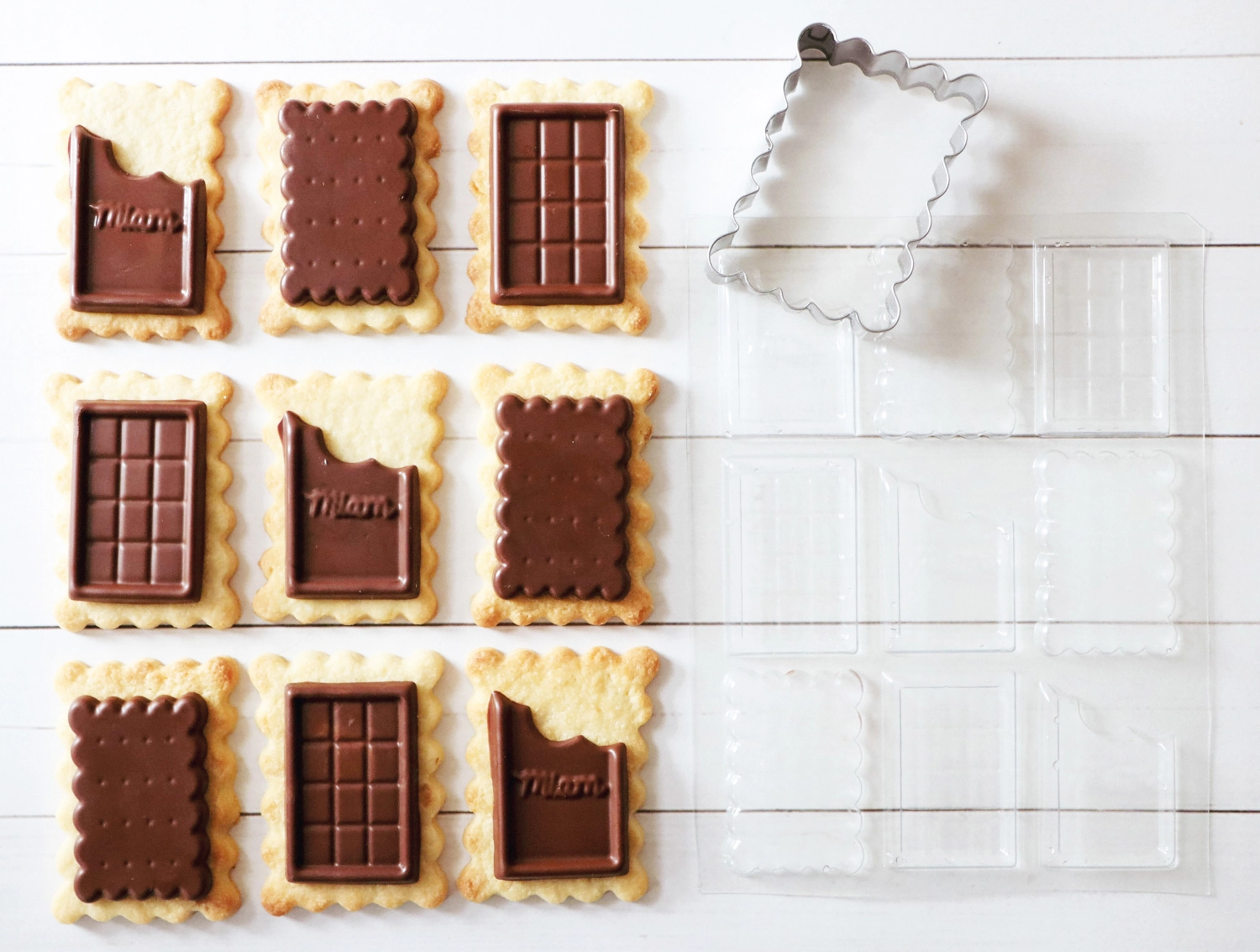 Emporte-pièce pour biscuits au chocolat