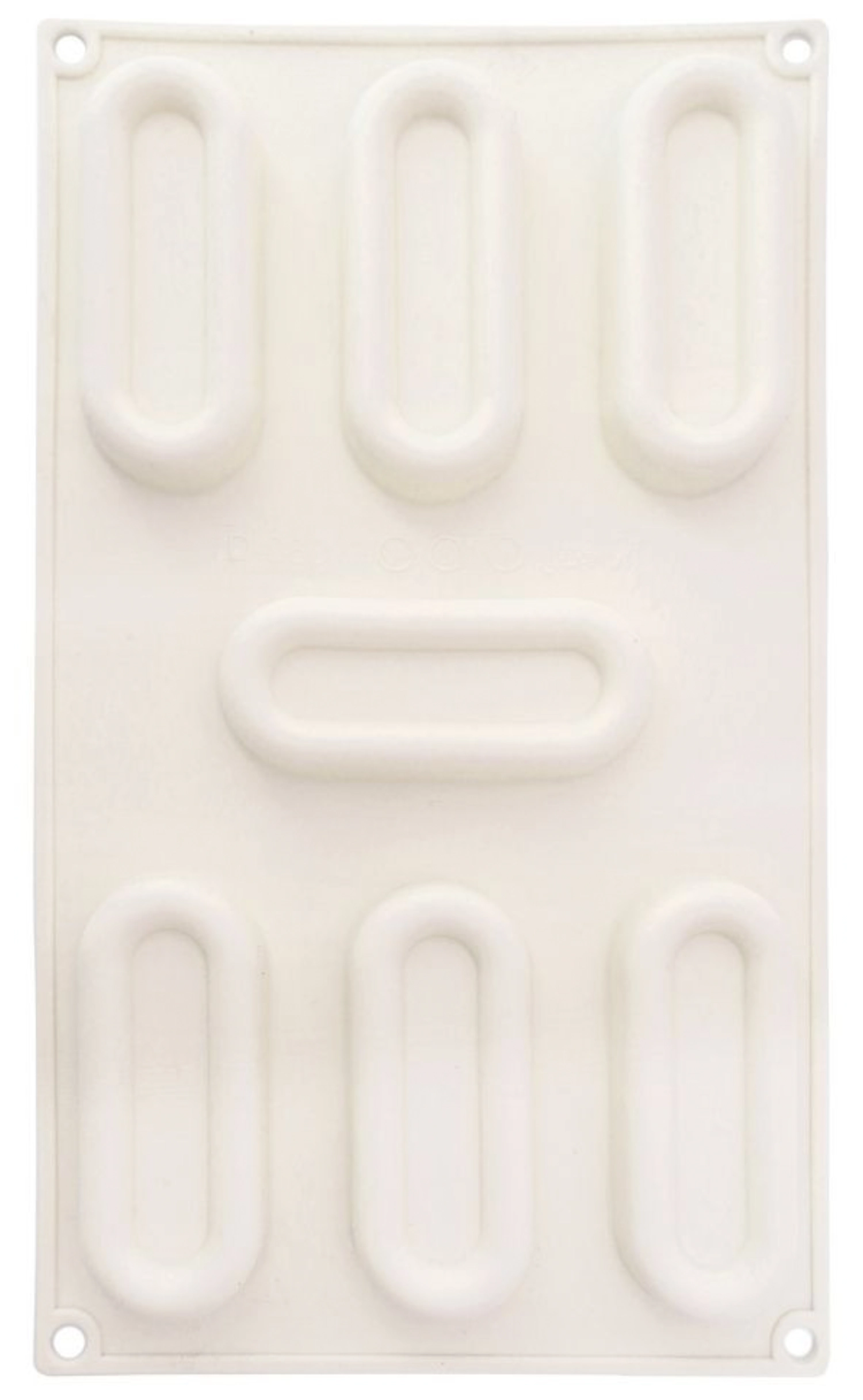 Moule à pâtisserie en silicone pour 6 biscuits à la cuillère