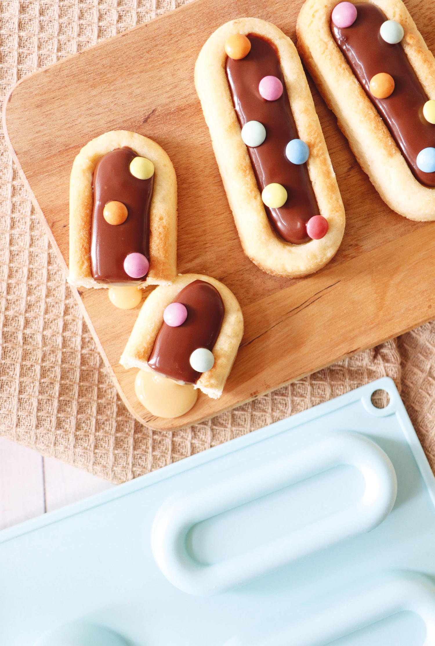 Silikon Backform für 6 Löffelbiskuits