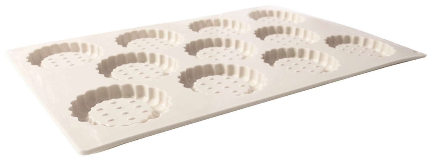 Moule à pâtisserie en silicone pour 11 petits gâteaux