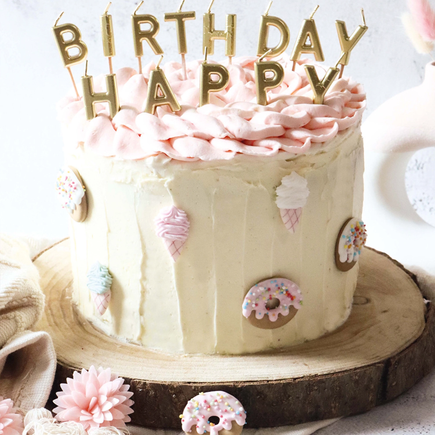 Kerzen Happy Birthday