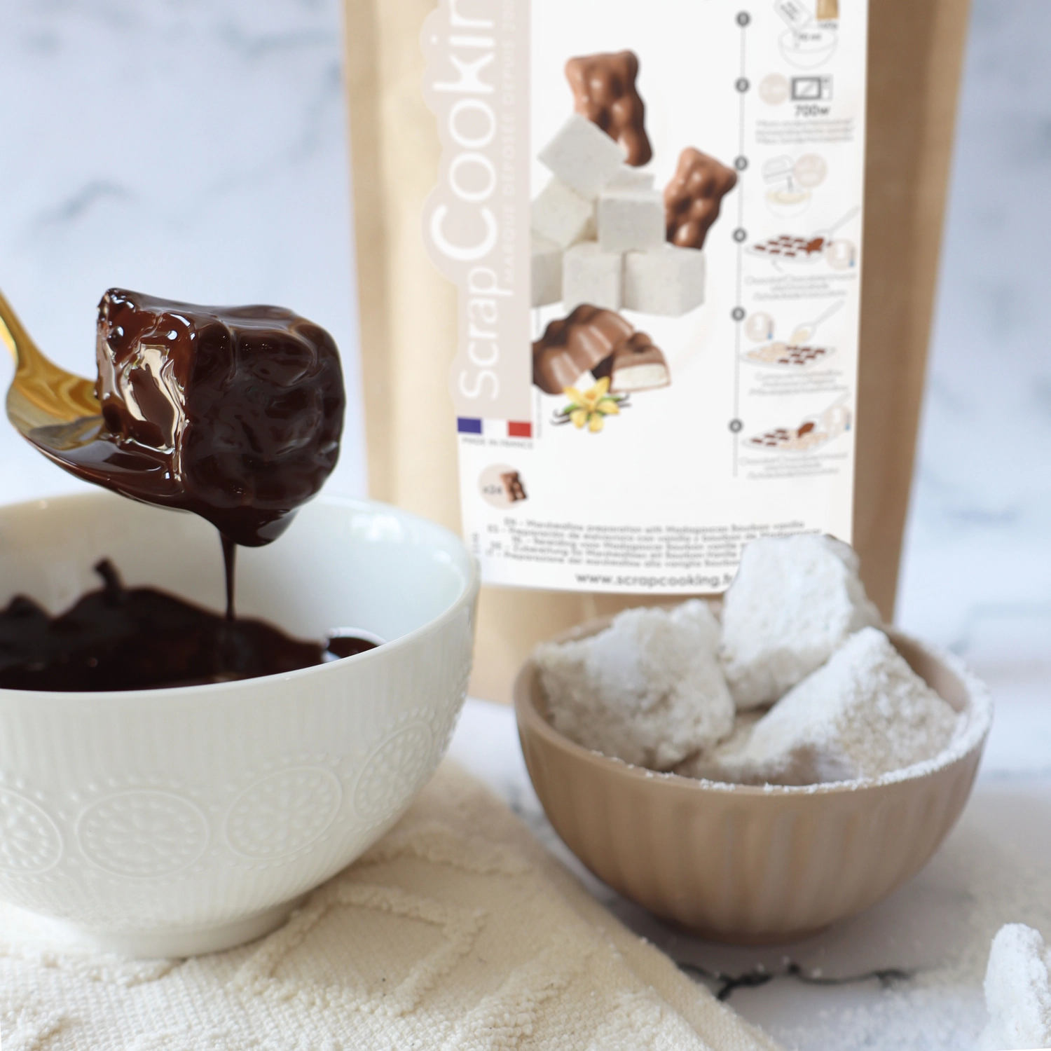 Fertigmischung für Vanille-Marshmallows 160g