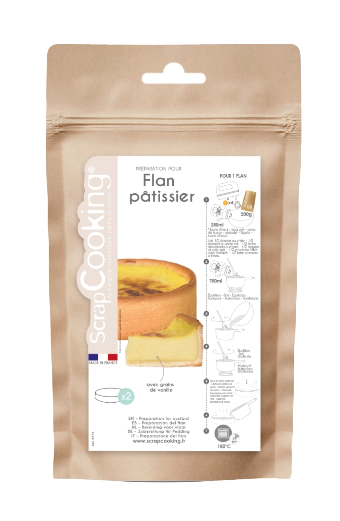 Mélange prêt à l'emploi flan 400g