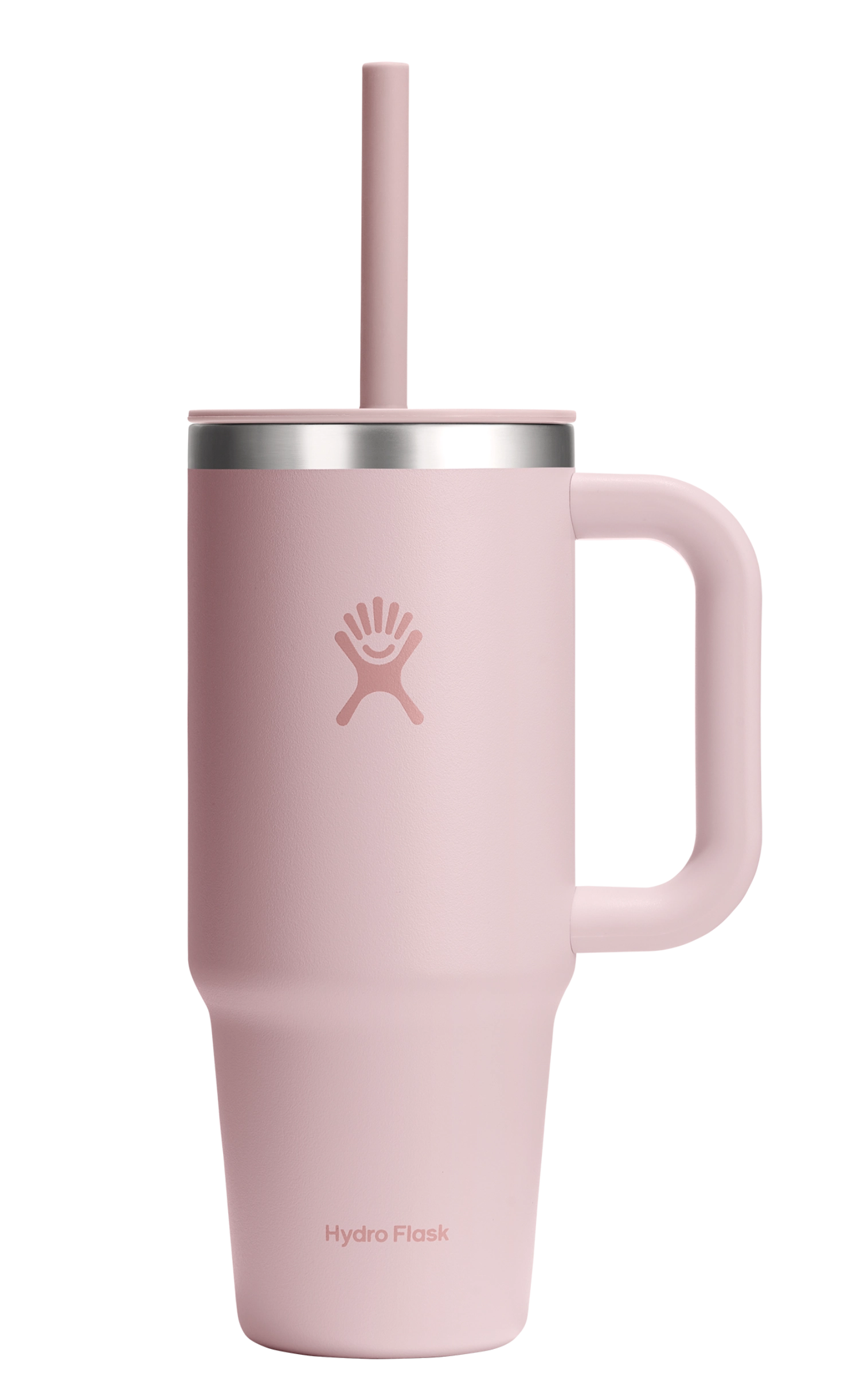 Reisebecher mit Trinkhalm