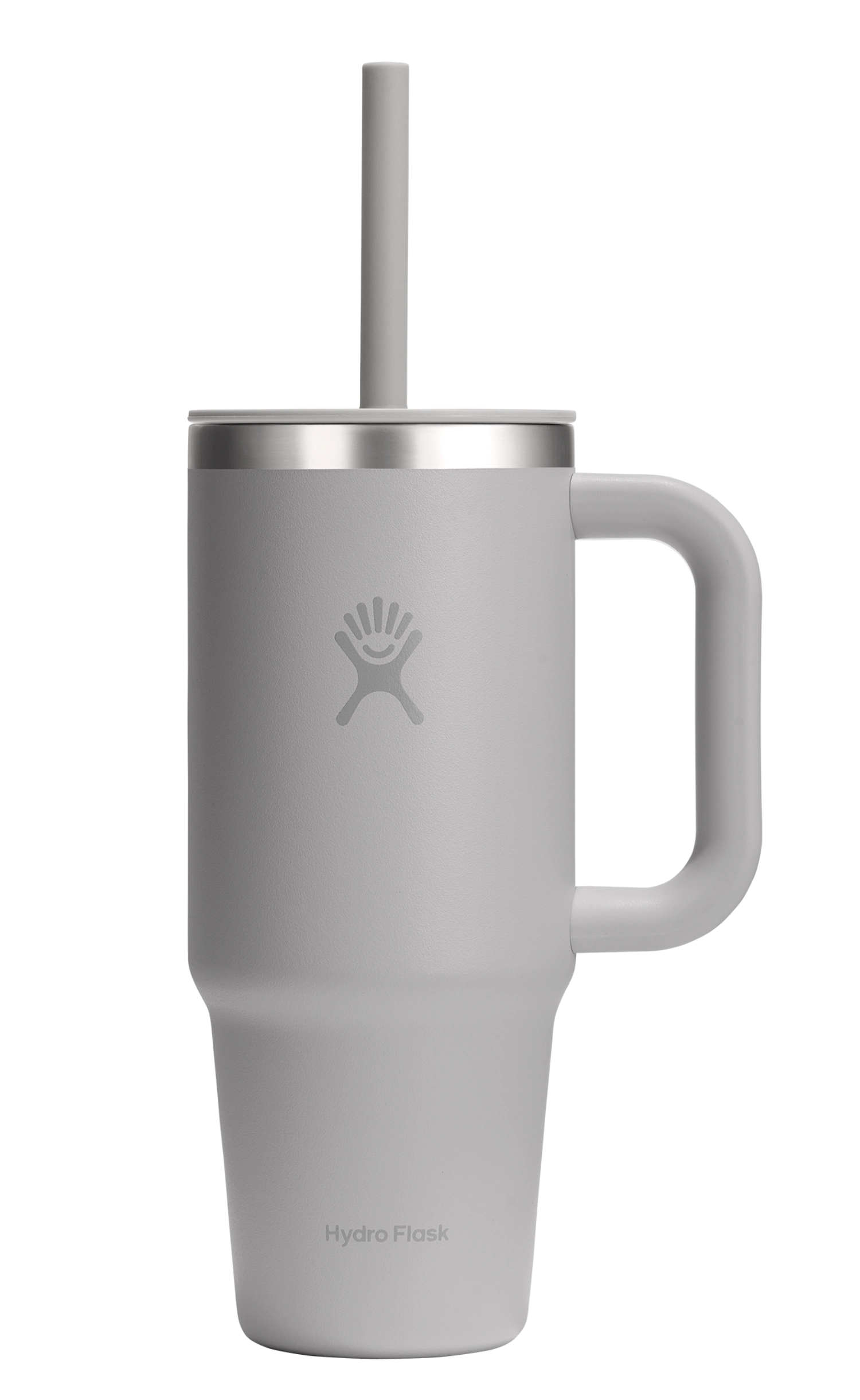 Reisebecher mit Trinkhalm