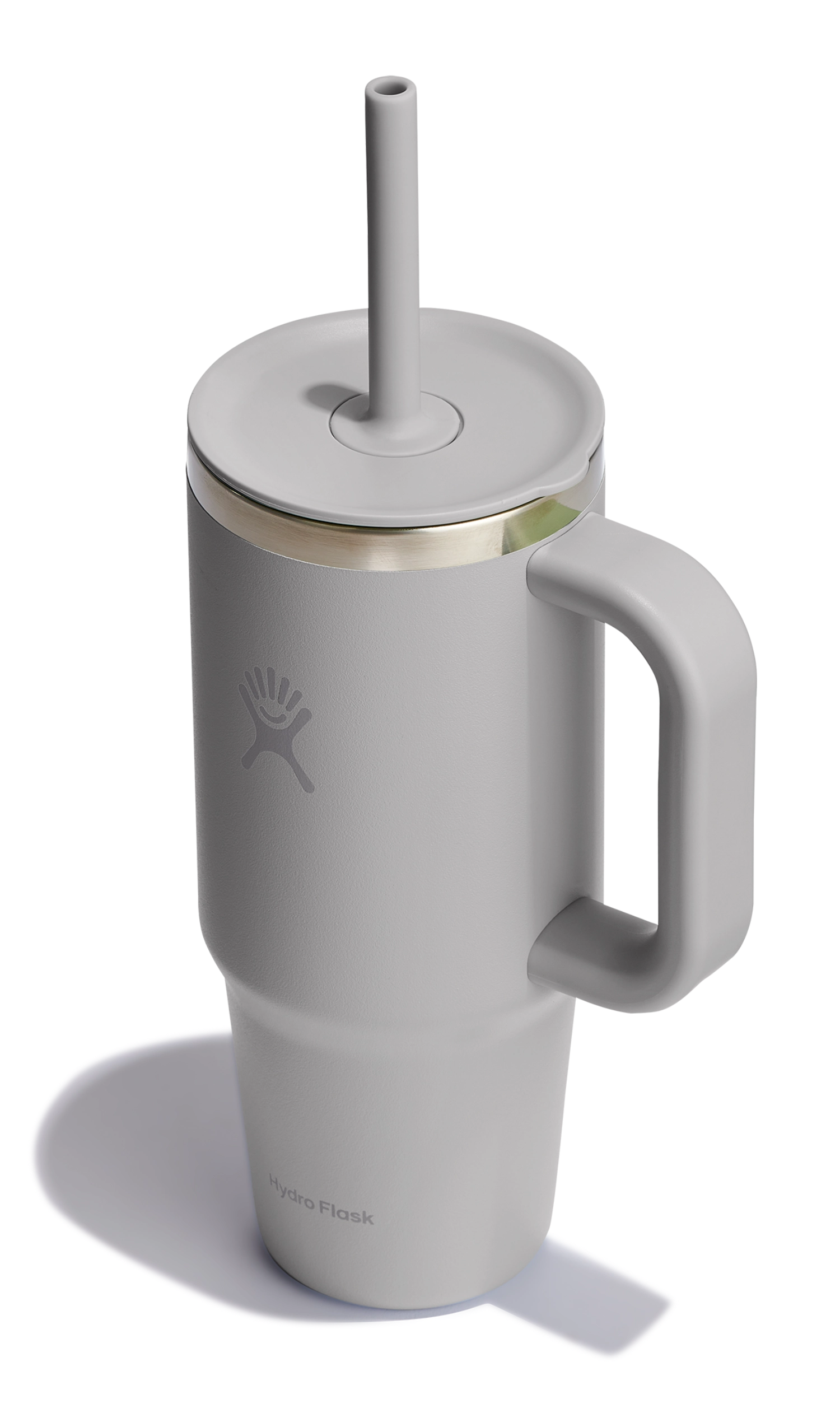 Reisebecher mit Trinkhalm