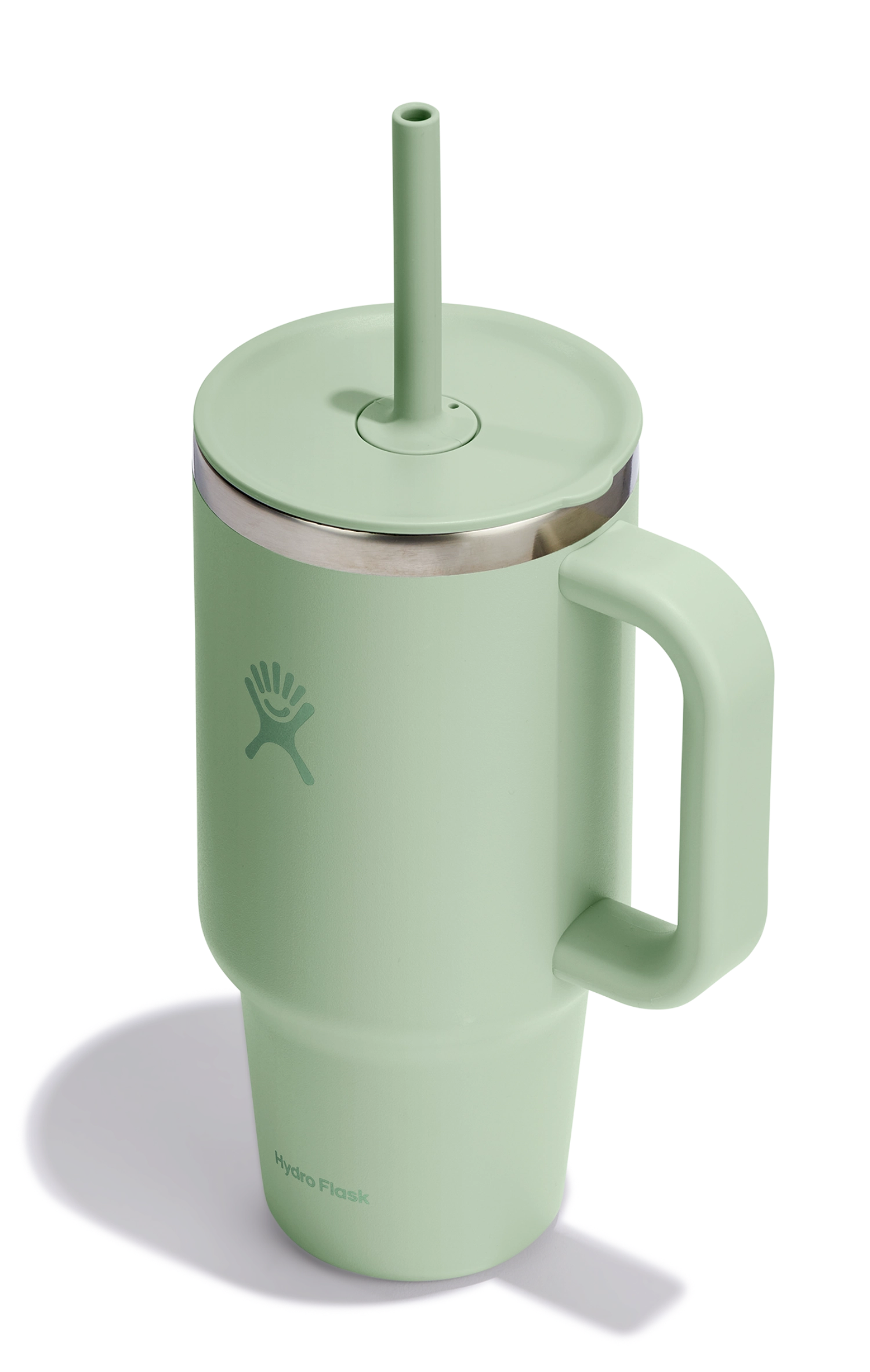 Reisebecher mit Trinkhalm