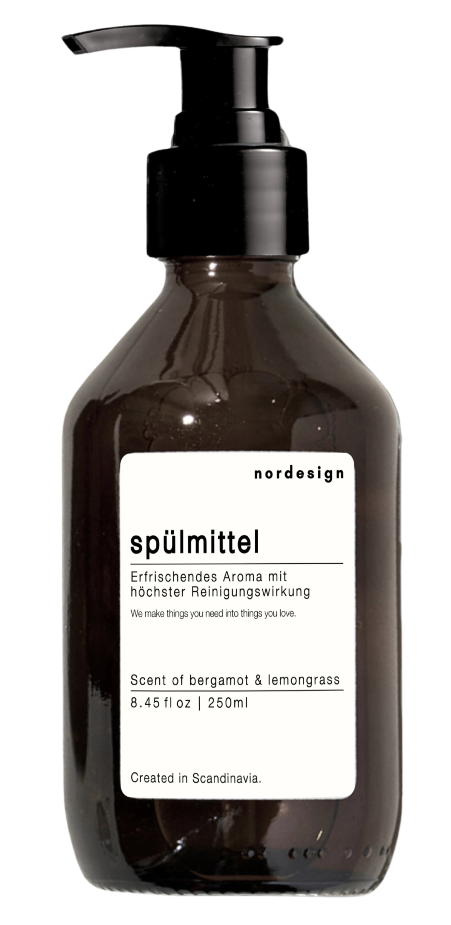 Spülmittel Scent of bergamot & lemon. mit Kunststoffpumpe