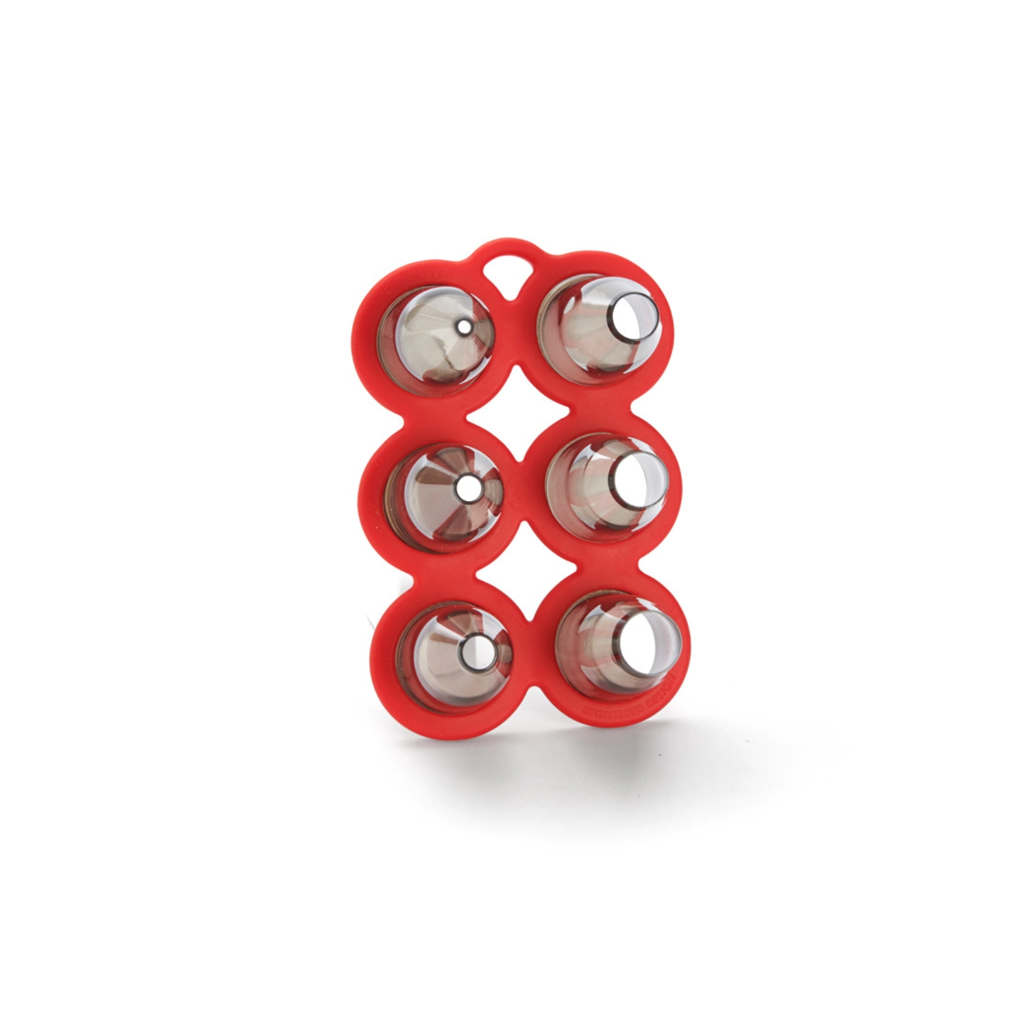 6er Set Spritztüllen rund