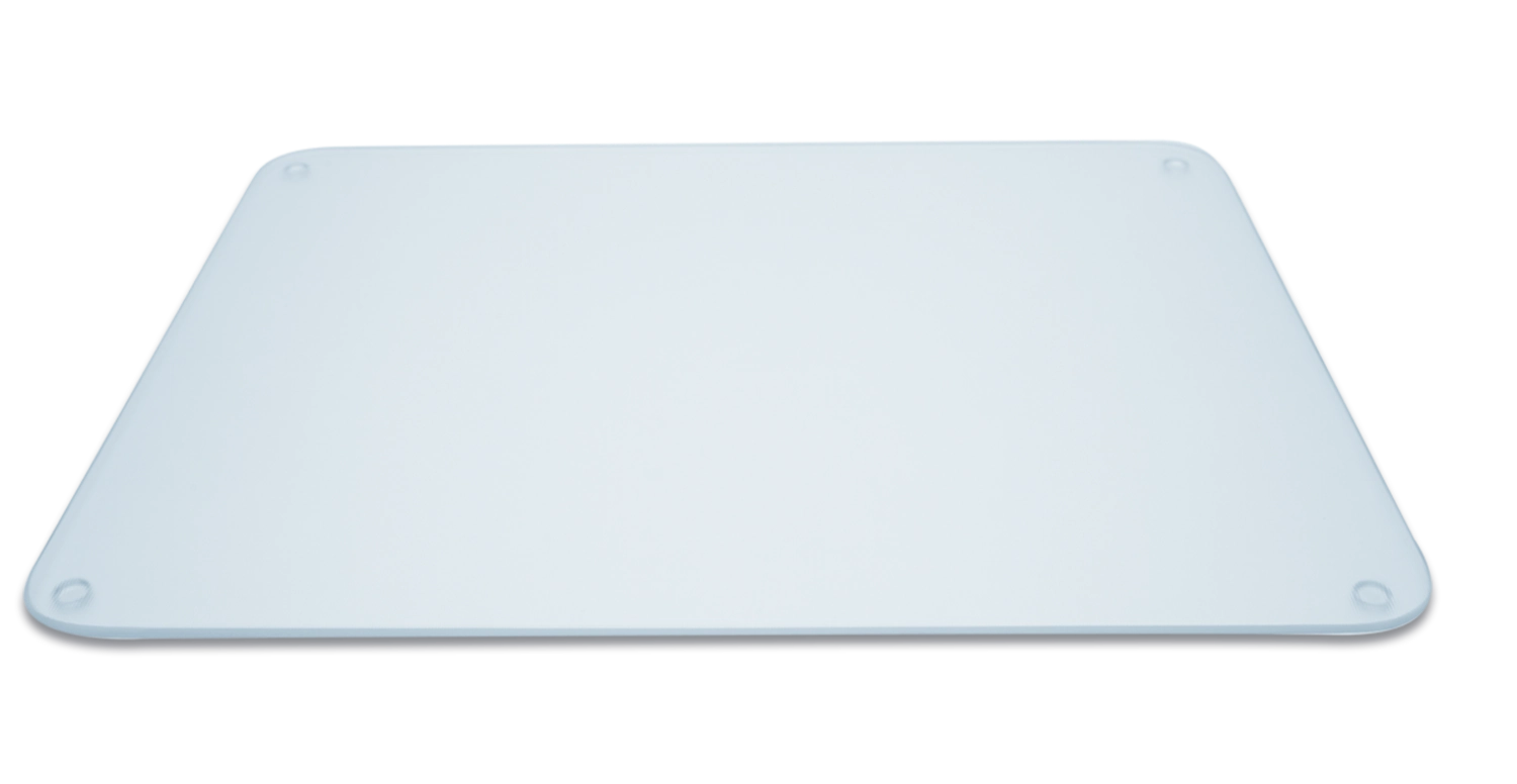 Glaskeramik Abdeckung Oberfläche geriffelt