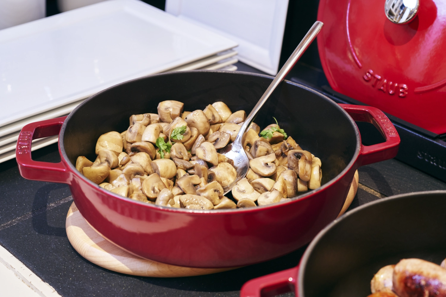 Poêle à frire chistera 28 cm, cerise-rouge, fonte