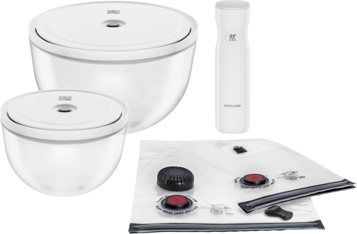 9pcs. Fresh & Save Bowls Kit de démarrage sous vide