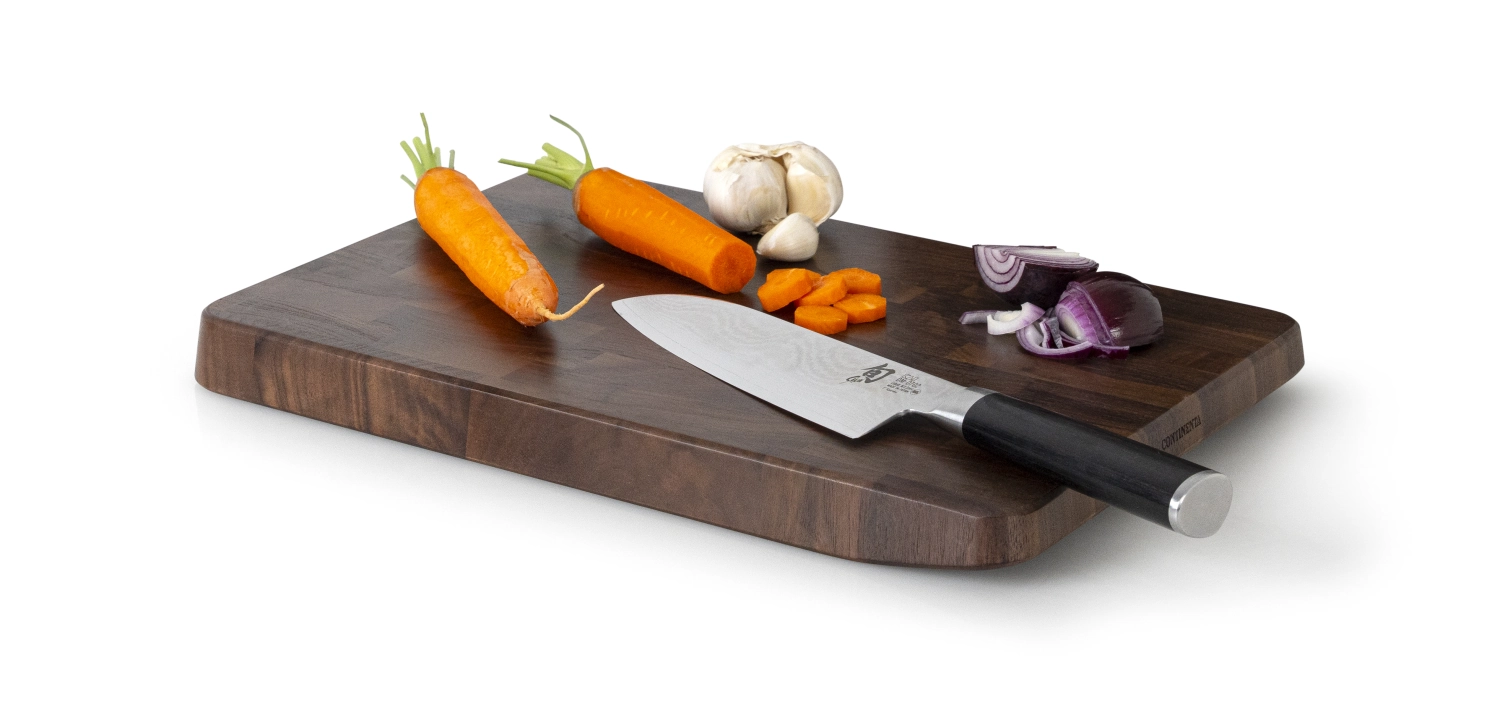 Walnuss Stirnholz Tranchierbrett