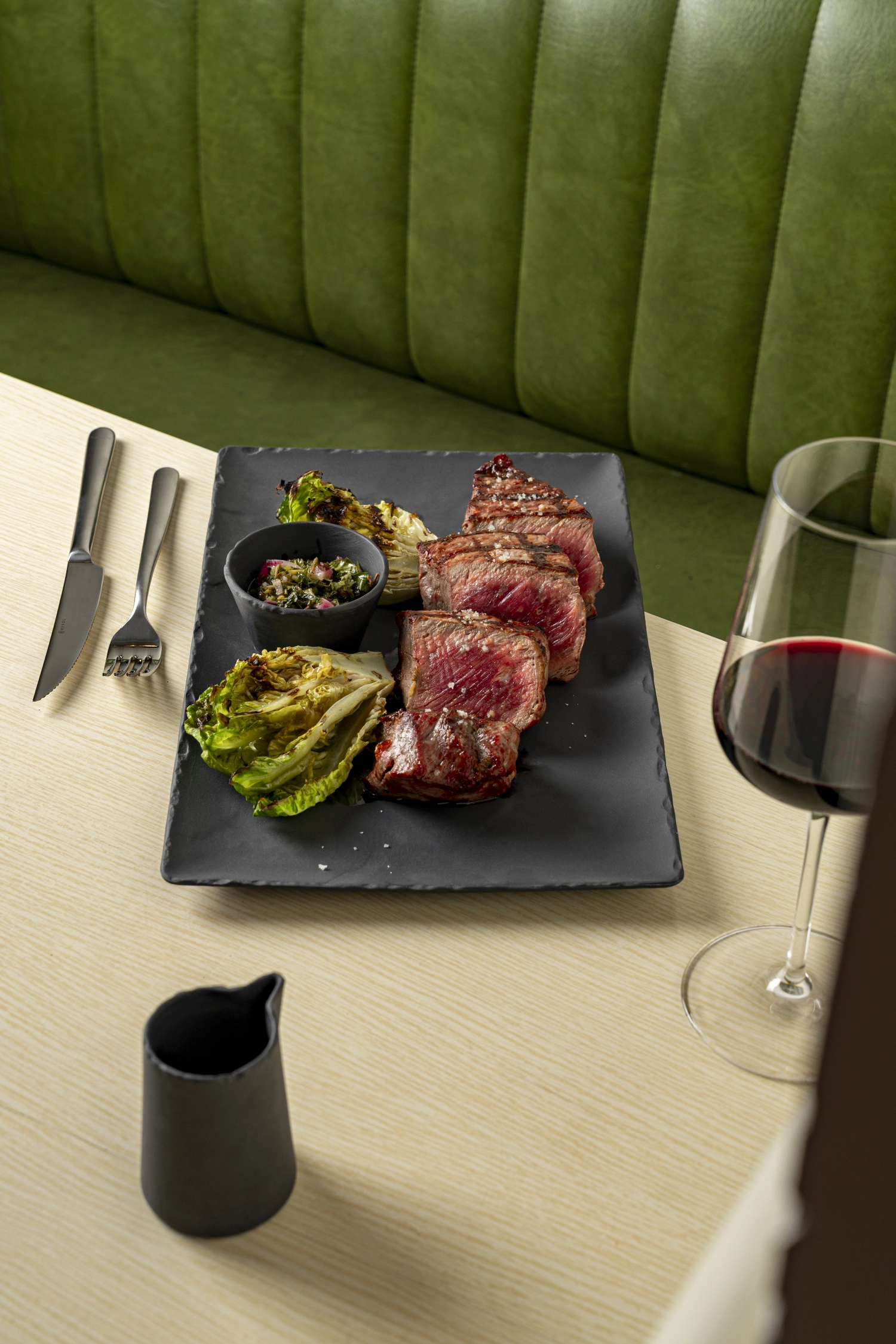 Basalt assiette rectangular