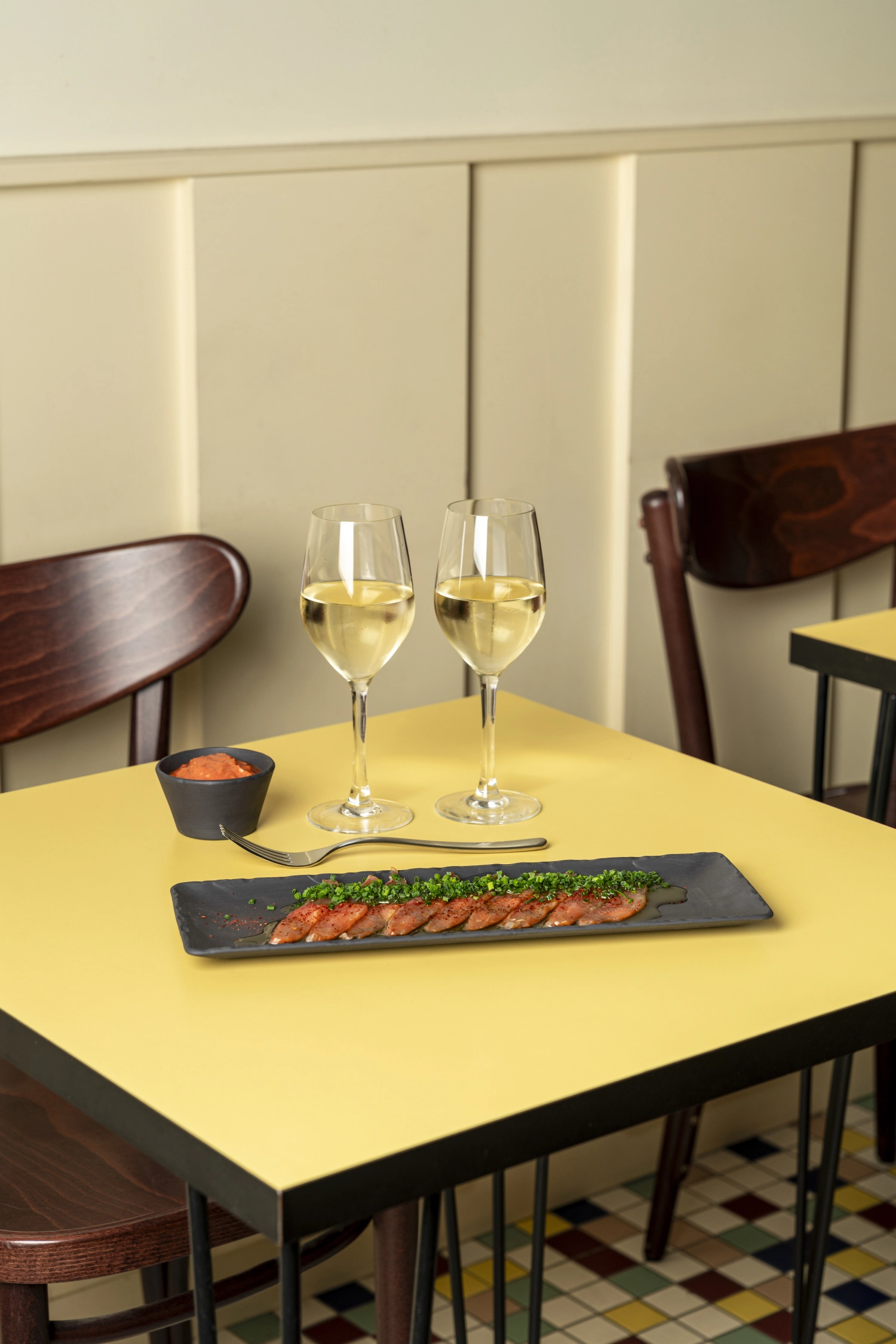 Basalt assiette rectangular