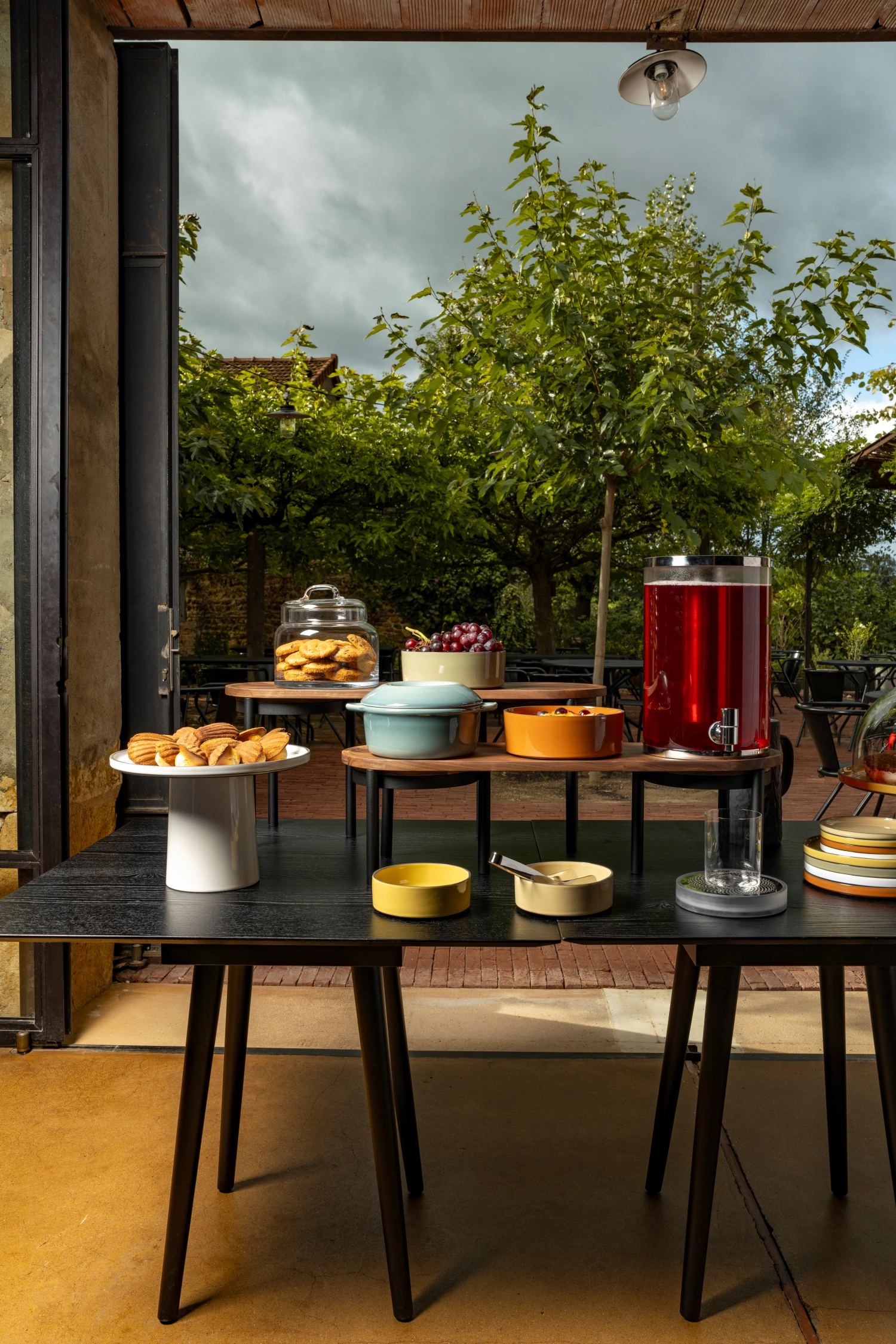 Caractère présentoir pâtisserie