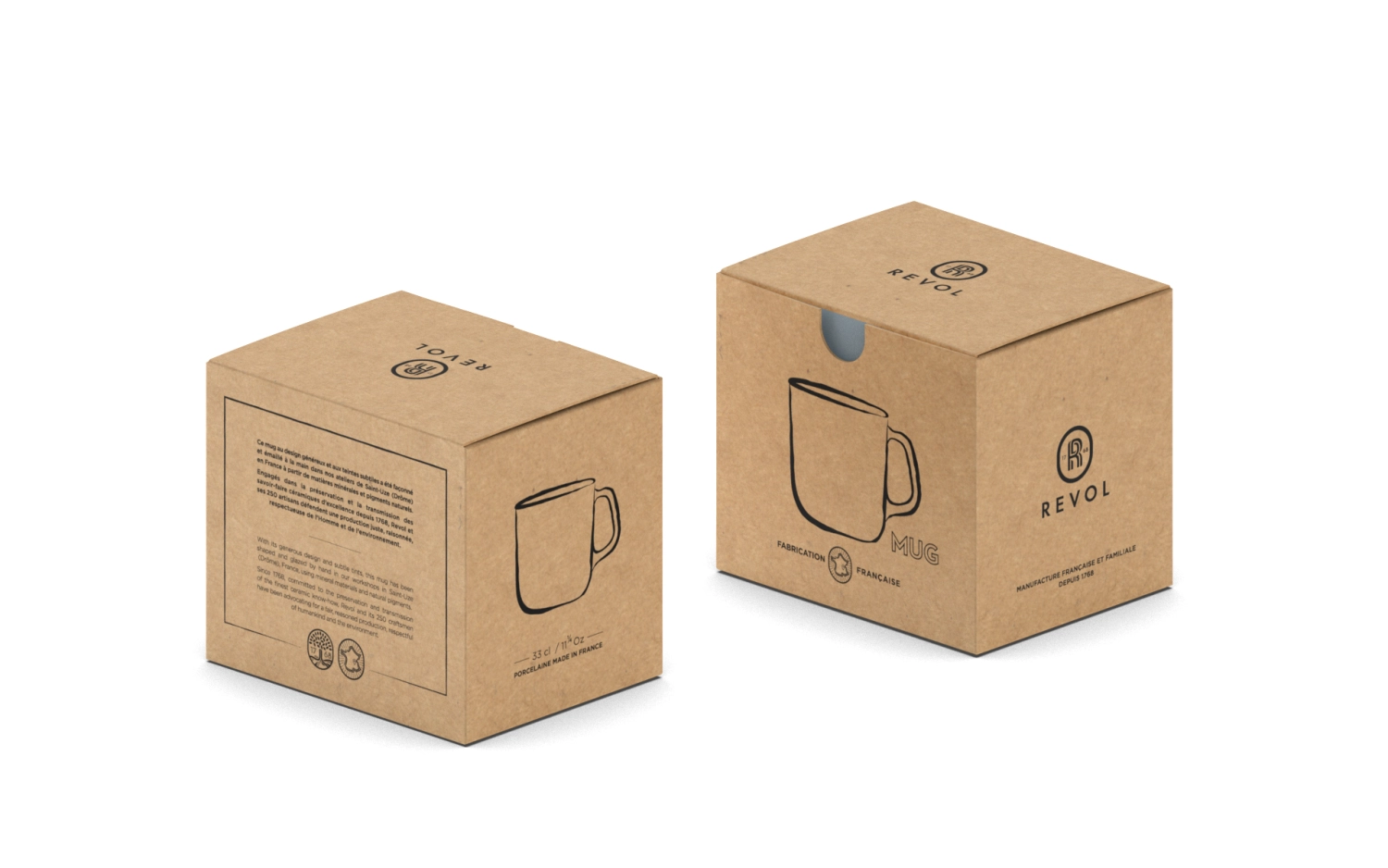 Madeleine mug coffret