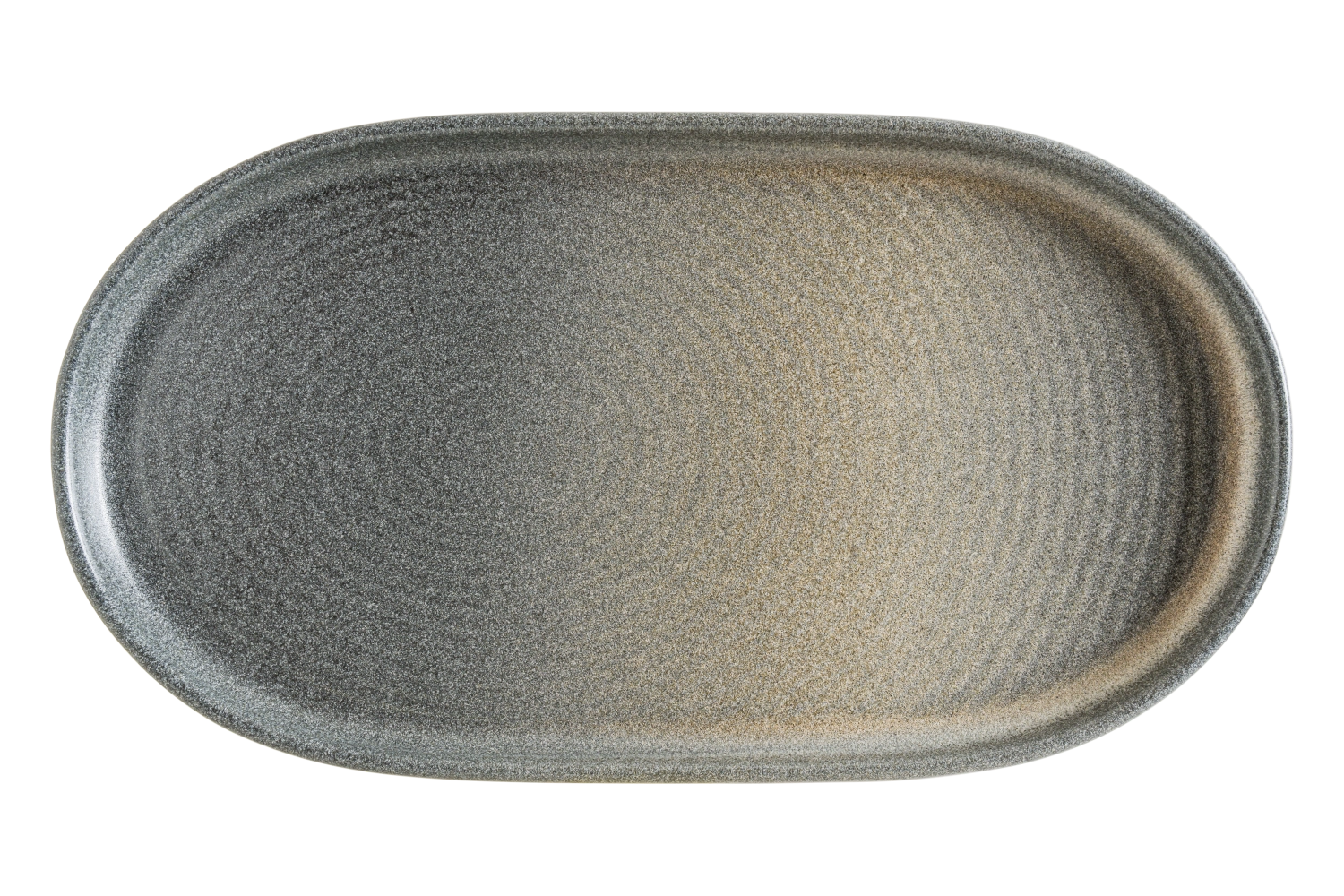 Ripple Hornfels Teller oval