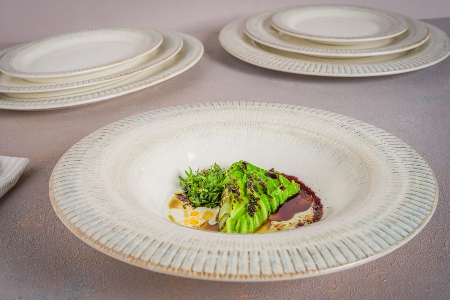 Galata Albus Teller flach