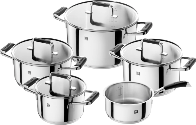 5pcs poletto set casseroles