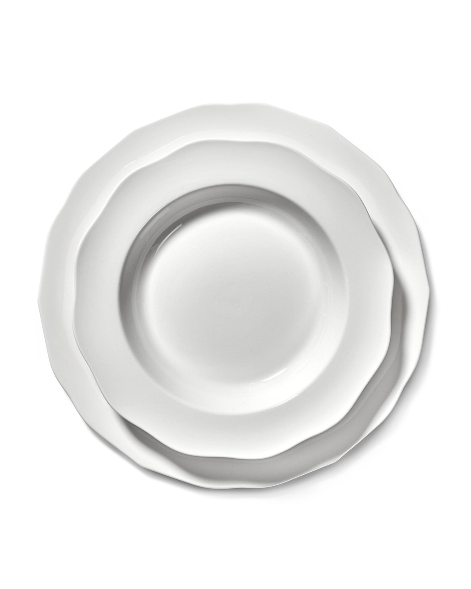 Silhouette assiette profonde