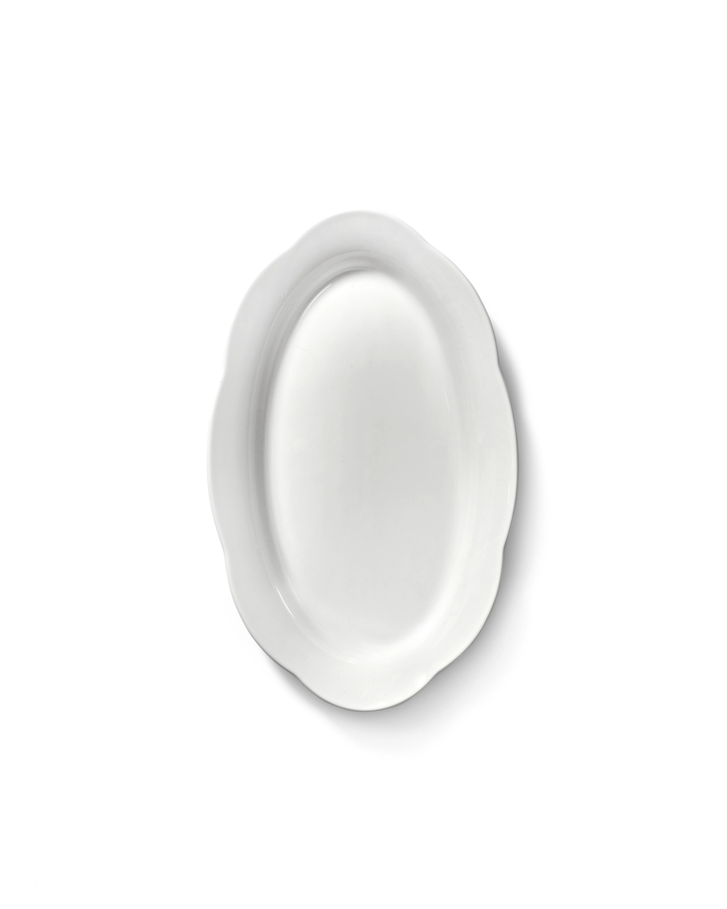 Silhouette Teller tief oval