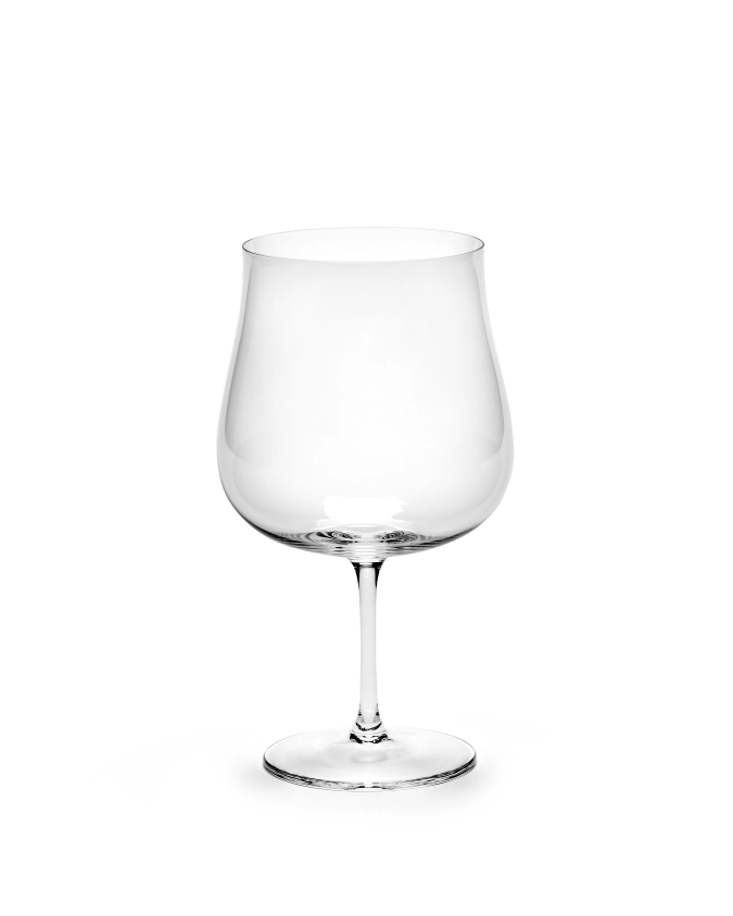 Silhouette verre à vin rouge