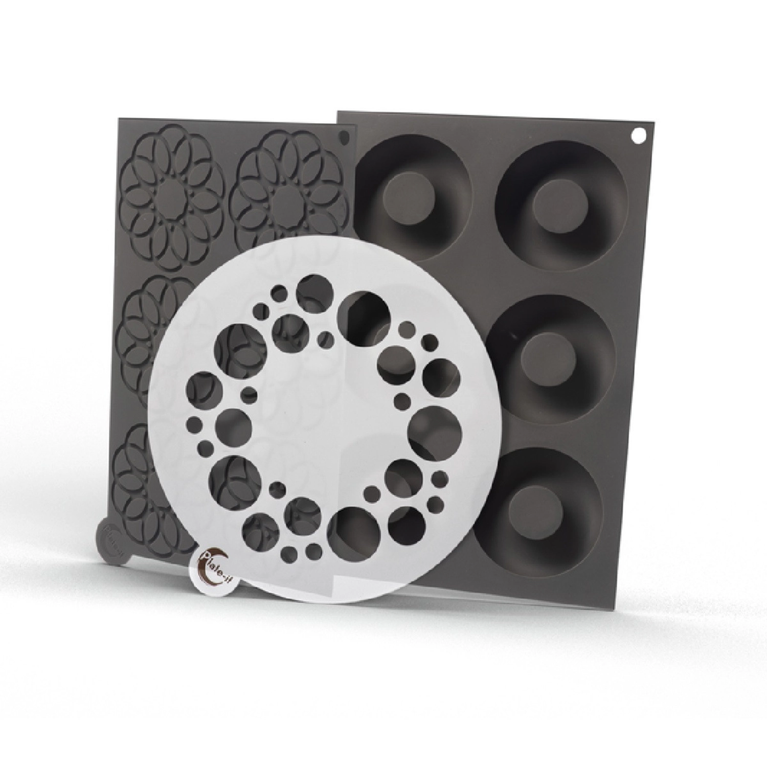 3tlg. Formenset Circle