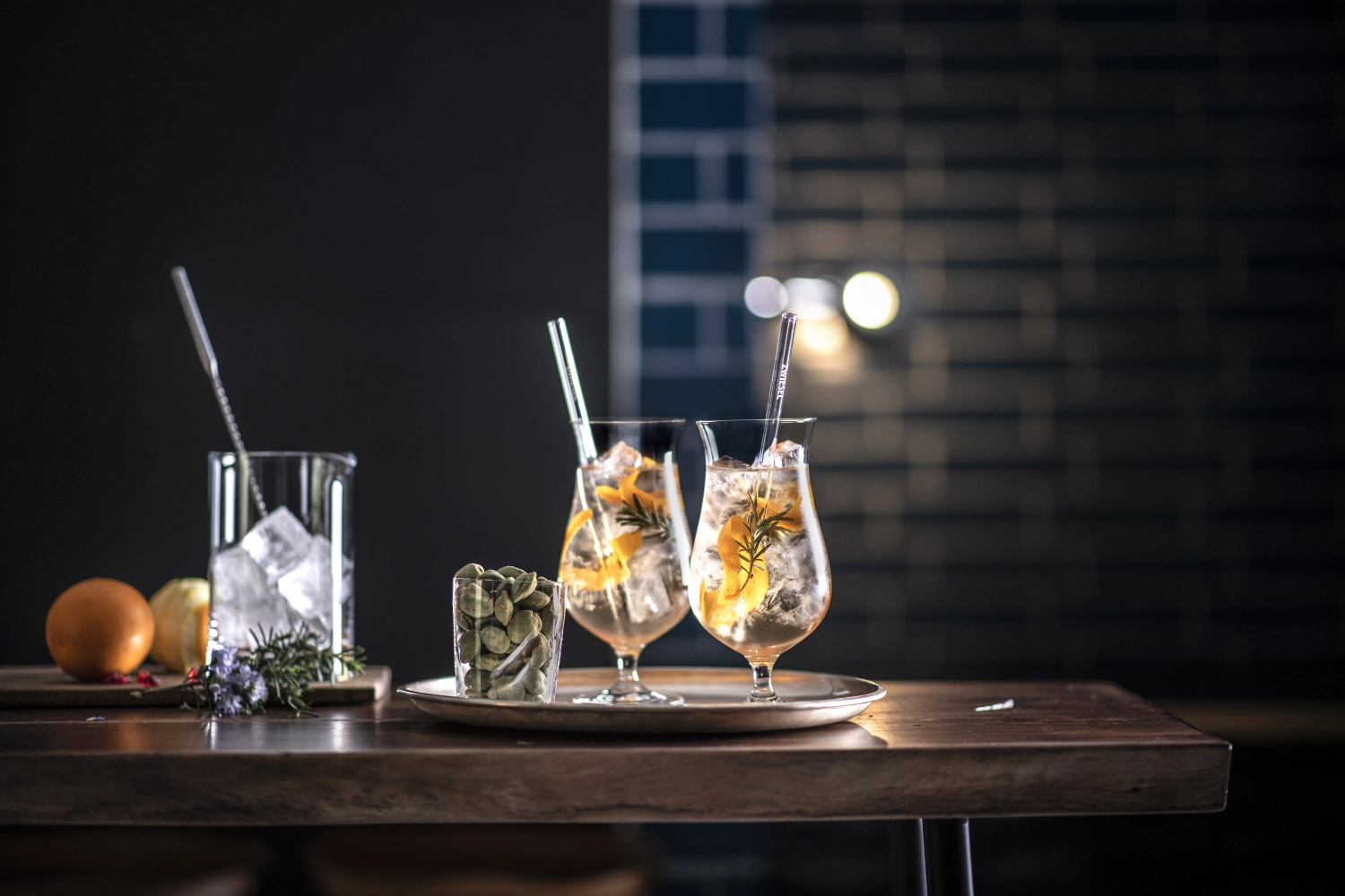 Bar Selection Verre hurricane