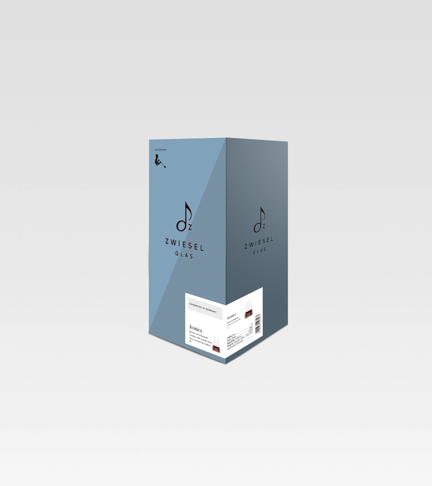 Iconics Becher m. Holzsockel