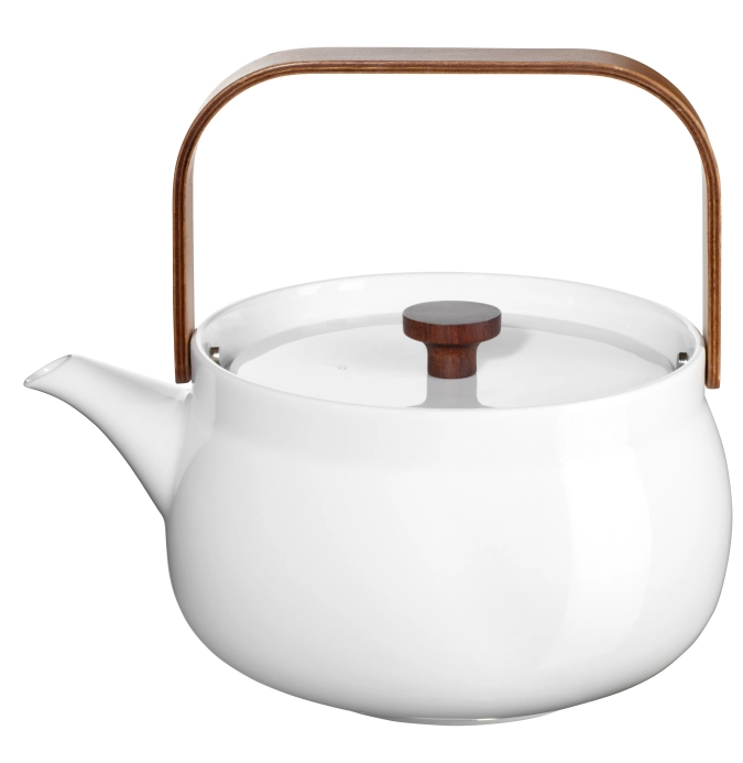 Japandi Théière avec poignée en bois