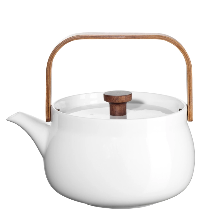 Japandi Théière avec poignée en bois