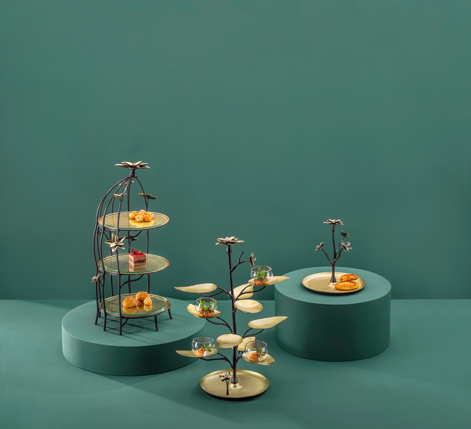 Fleur Déco Servierplatte