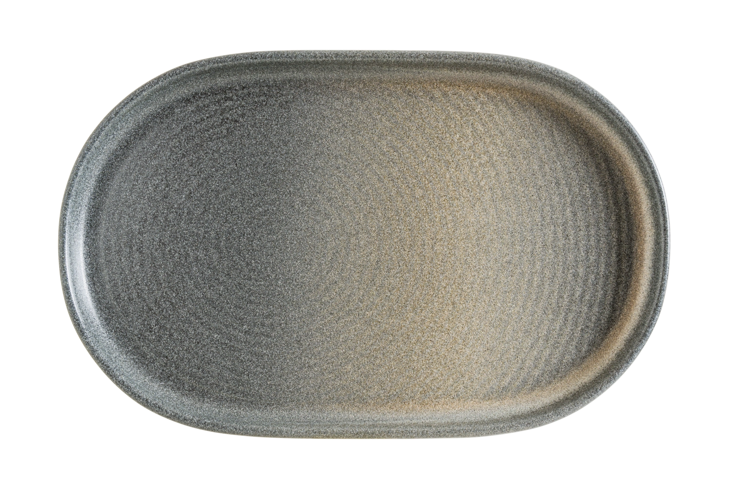 Ripple Hornfels Platte oval