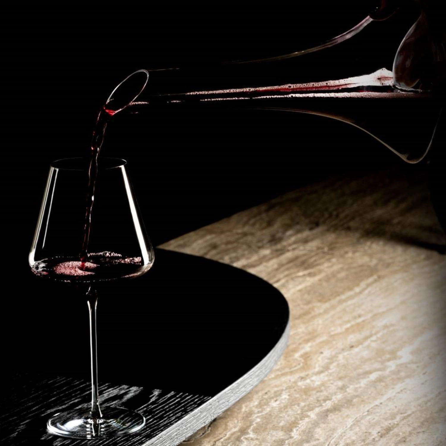 France Karaffe 75cl mundgeblasen