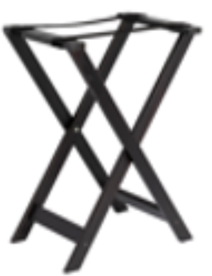 Support pliant en bois pour plateau